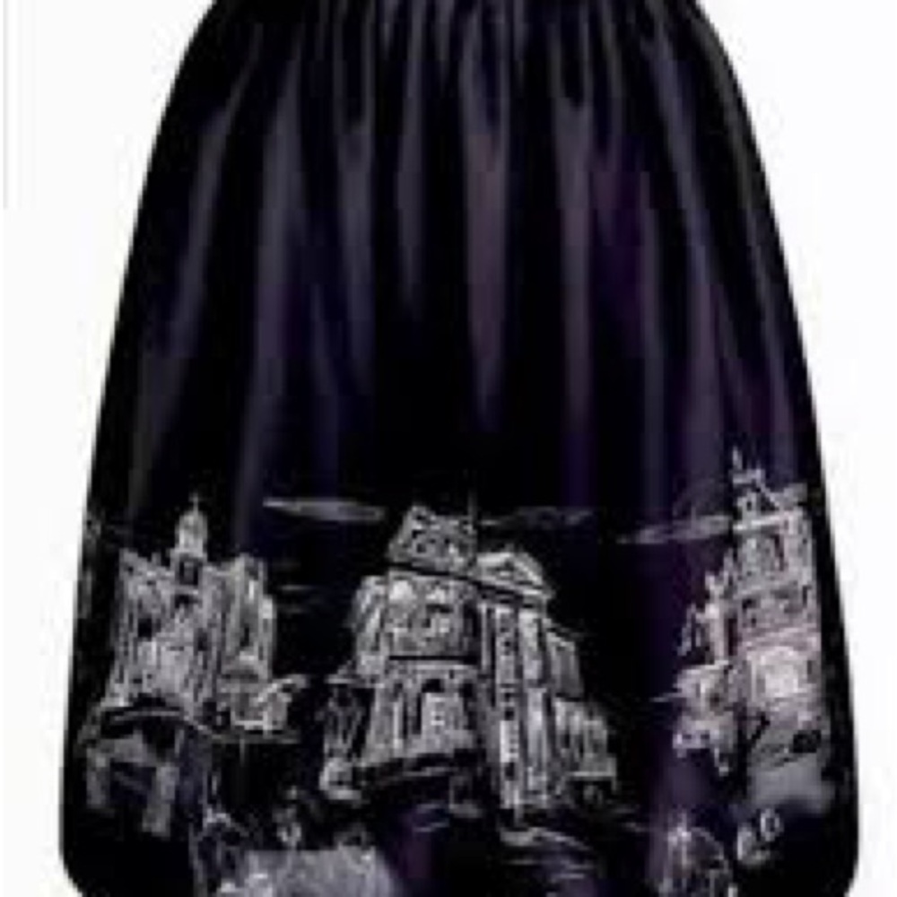🖤The Dress Shop Her Universe Black Disney Park Collection Skirt Haunted Mansion